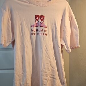 Pink Museum of Ice Cream Tee XL